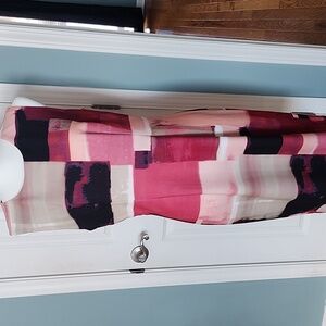 DKNY Multicolor Abstract Dress